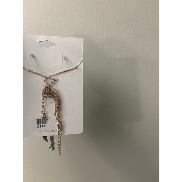 Blessing necklace and earring cross set - Picture 3 of 3